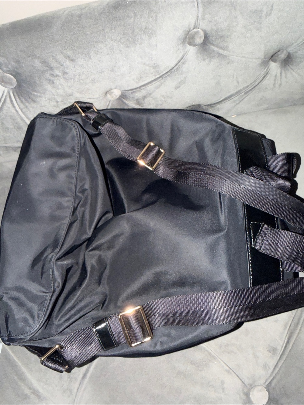 Tory Burch black Nylon Backpack - Picture 8 of 9
